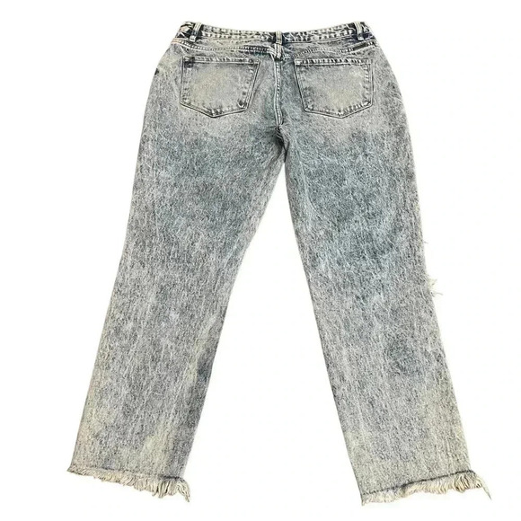 KanCan High Rise Distressed Frayed Hem Mom Jeans Acid Wash Women’s size 11/29 - Picture 2 of 15